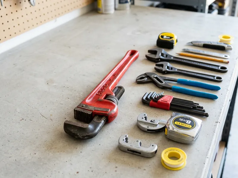 Professional plumbers in Nebraska City, NE equipped with top-tier tools for residential and commercial plumbing services.
